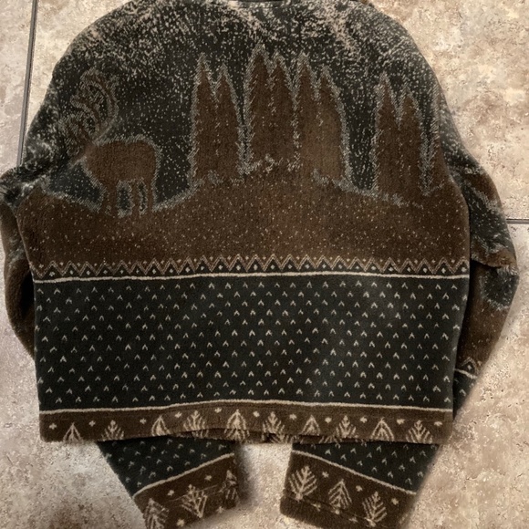 Coat  Jacket/ Simple Irresistible/  Blk Brn  Winter Scene SM - Picture 7 of 7